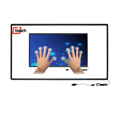 หน้าจอสัมผัส Multitouch IR Sensor 48 '', 10 จุดสัมผัส IR Touch Display