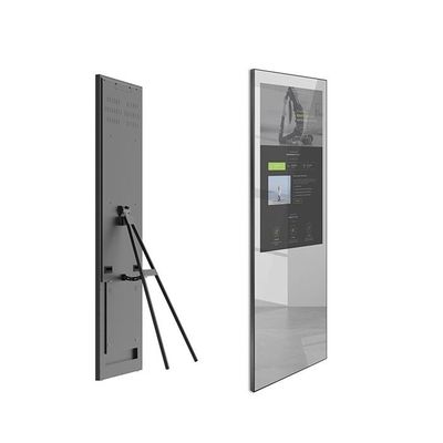 LCD Smart Interactive Touch Screen Mirror ขนาด 43 นิ้วส่องสว่างสำหรับห้องนั่งเล่น