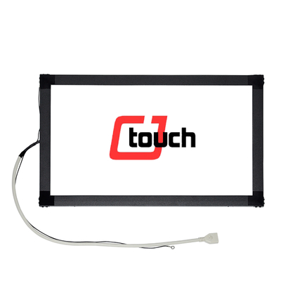 18.5&quot; หน้าจอสัมผัส Acoustic Wave พื้นผิวมาตรฐาน 4 มม. / 6 มม. แก้วพร้อมคอนโทรลเลอร์