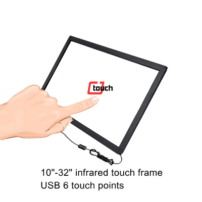 50 &quot;10 จุดหน้าจอสัมผัสอินฟราเรดดิจิตอลสำหรับไวท์บอร์ดแบบโต้ตอบ