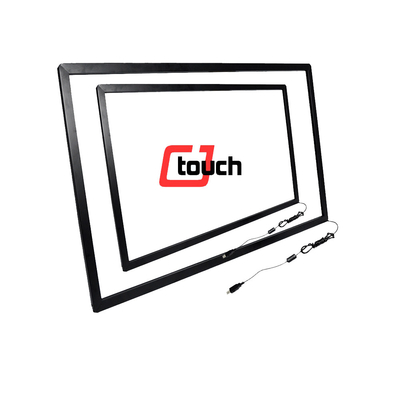 หน้าจอสัมผัสเซนเซอร์อินฟราเรด Multi Touch ขนาด 49 นิ้วพร้อมสาย USB Anti Tamper