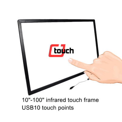 หน้าจอสัมผัสอินฟราเรด Antiglare 40 &quot;สำหรับการแสดงโฆษณา 10points Touch