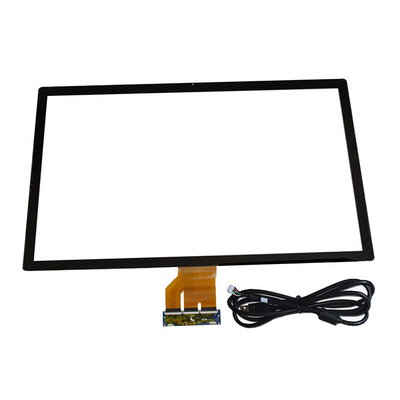 หน้าจอสัมผัส PCAP แบบหลายจุดเพื่อการศึกษา 32 &quot;-55&quot; แรงดันไฟฟ้าขาเข้า 5V
