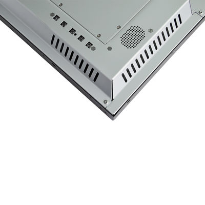 จอภาพ 18.5 นิ้ว IR 10 จุดอินฟราเรดหลายจอมอนิเตอร์พร้อมลำโพง DC 12V