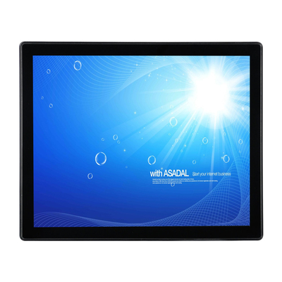 10 จุด 19 นิ้ว PCAP Touch Monitor หน้าจอคอมพิวเตอร์พร้อมขายึด