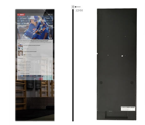 หน้าจอสัมผัสขนาด 32 นิ้ว Smart Mirror, 350cd / m2 Interactive Home Gym Mirror