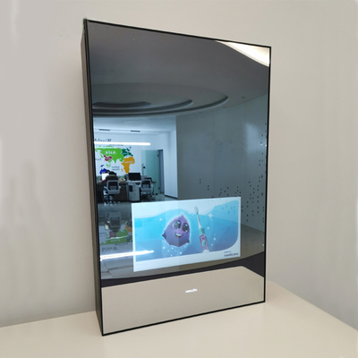 Android 5.0 Touchscreen Smart Mirror, 15.6 นิ้ว Interactive Bathroom Mirror