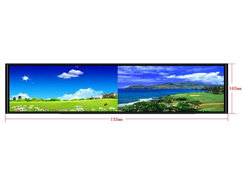 1920X380 ความละเอียดแถบยืดจอ LCD 19.1 นิ้วสำหรับการโฆษณา