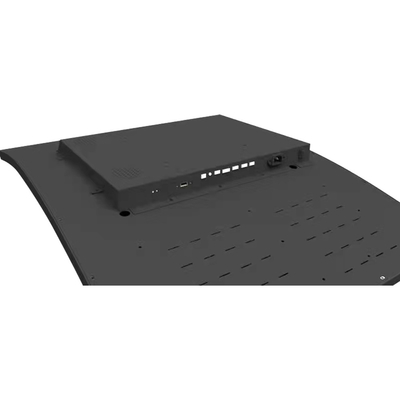 แผงมอนิเตอร์จอสัมผัสแบบโค้ง 4K ขนาด 43 นิ้วพร้อมแถบ LED Strip Bezel