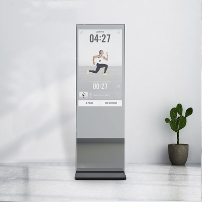 หน้าจอสัมผัสขนาด 43 นิ้ว Smart Mirror, กล้อง 3D Fitness Interactive Mirror