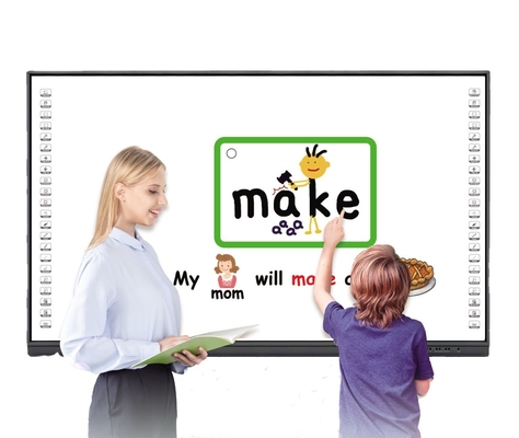 กระดานไวท์บอร์ดแบบโต้ตอบเพื่อการศึกษา 95 '', All In One 3840x2160 Interactive Smart Board